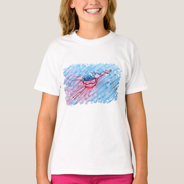 Camiseta Hydrated Flamingo (Anverso)