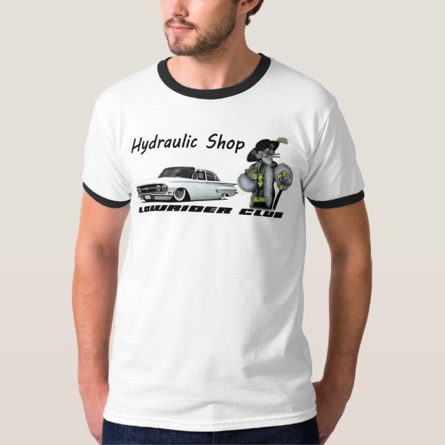 Camiseta Hydraulic Shop Lowrider Club (Anverso)