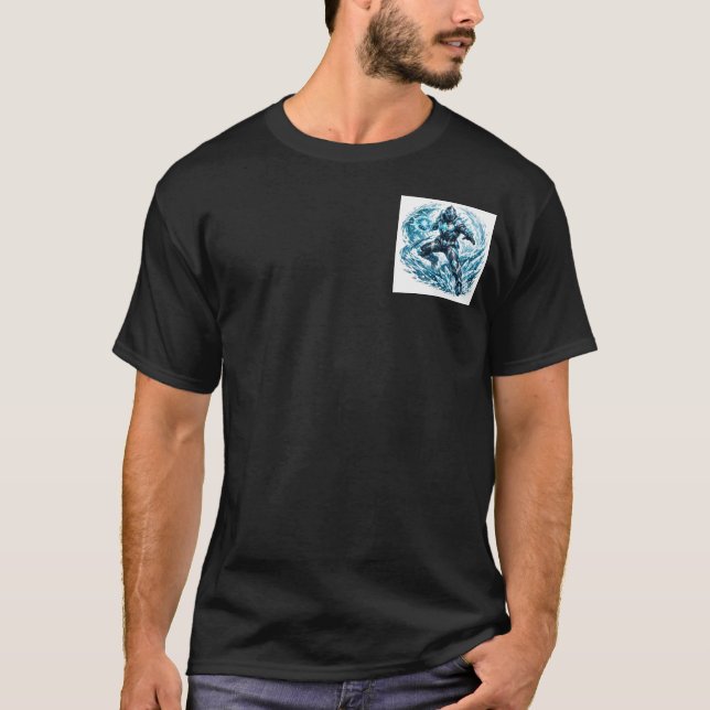 Camiseta Hydro-Frost Superhero T-Shirt: Ice & Water Edition (Anverso)