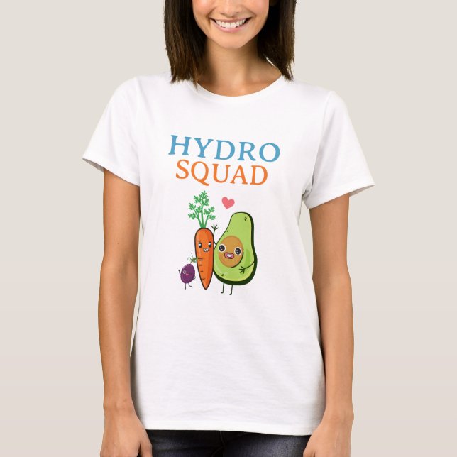 Camiseta Hydro Squad Hydroponics Guide (Anverso)