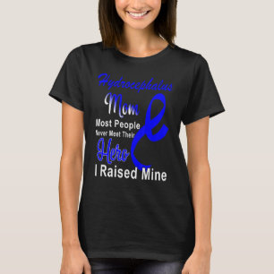 Camiseta Hydrocephalus Awareness Mom Blue Ribbon Mother Sup