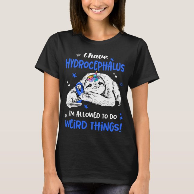 Camiseta Hydrocephalus Awareness Month Ribbon Gifts (Anverso)