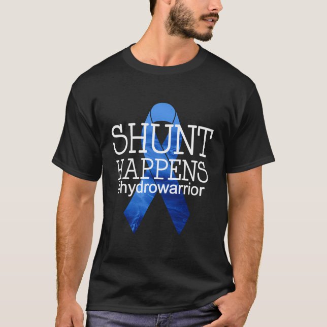 Camiseta Hydrocephalus Hydro Warrier No Más B S Shunt Life (Anverso)