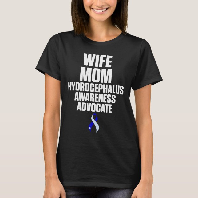 Camiseta Hydrocephalus Sobreviviente Esposa Guerrera de Con (Anverso)