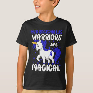 Camiseta Hydrocephalus Warrior Blue Ribbon Hydrocephalus Aw