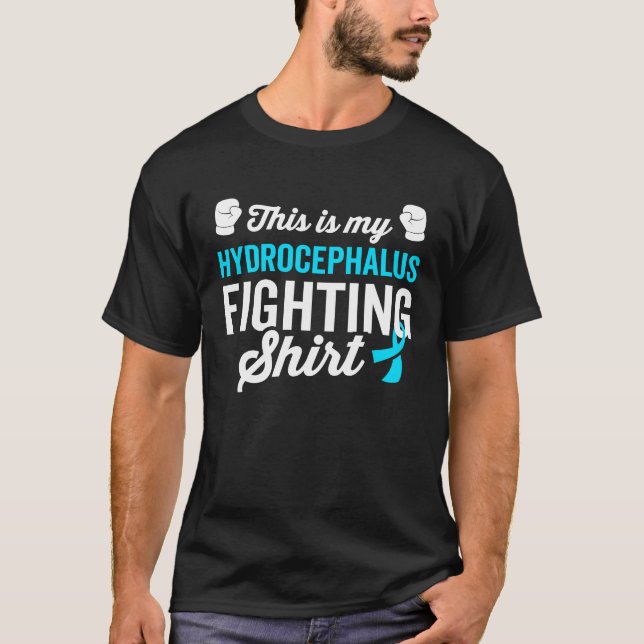 Camiseta Hydrocephalus Warrior Survivor Awareness Get Well  (Anverso)