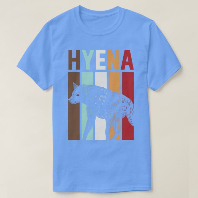 Camiseta Hyena africana de cosecha de animales (Diseño del anverso)
