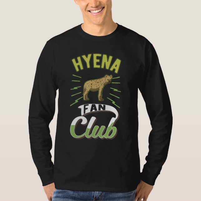 Camiseta Hyena Fan Club Aardwolf Hyena (Anverso)
