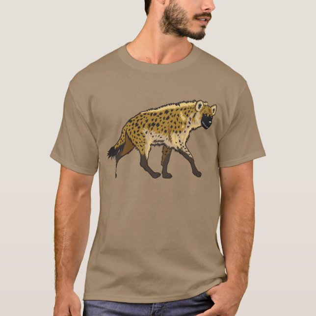 Camiseta hyena manchado (Anverso)