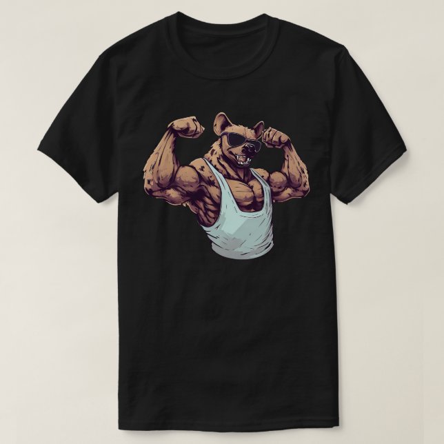 Camiseta Hyena Muscle (Diseño del anverso)