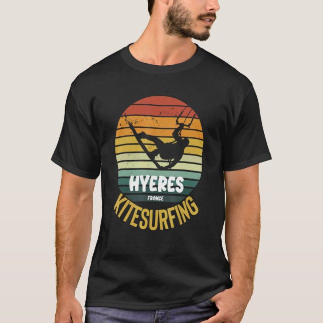 Camiseta Hyères France Kitesurfing Sports 1 (Anverso)