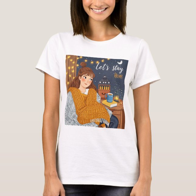 Camiseta Hygge Cosy Candlelight Night Celebration (Anverso)