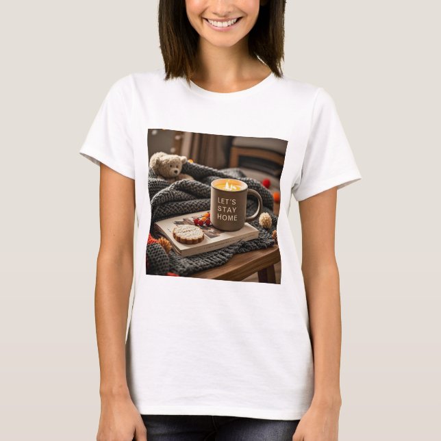 Camiseta Hygge Cosy Night Celebra noches acogedoras (Anverso)