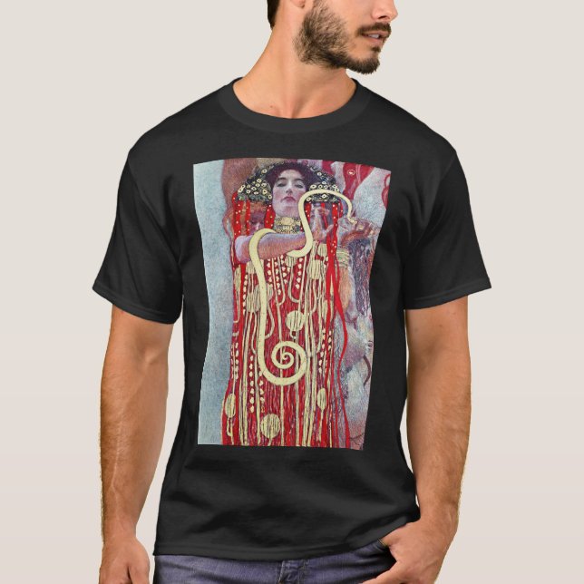 Camiseta Hygieia por Gustav Klimt (Anverso)