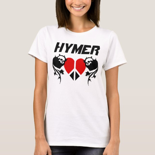 Camiseta Hymer White Peace Backside (Anverso)