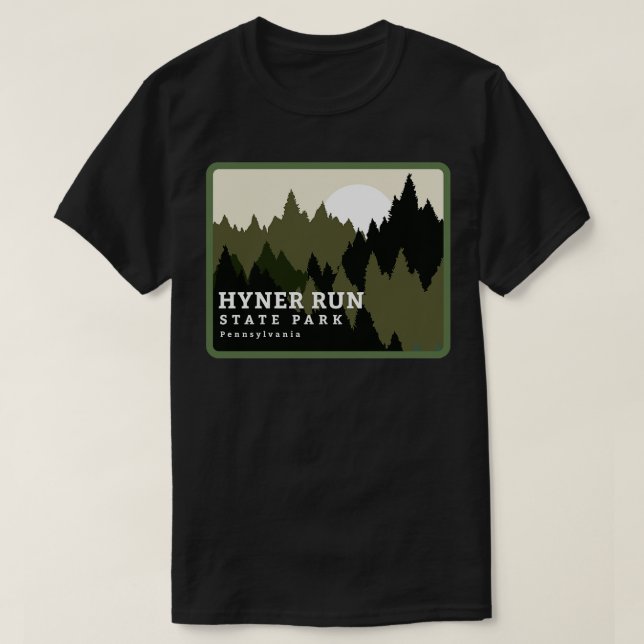 Camiseta Hyner Run State Park Pennsylvania Forest Sunrise (Diseño del anverso)