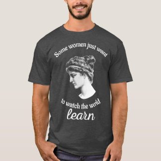 Camiseta Hypatia Quiere Ver El Mundo Aprender Filosofía