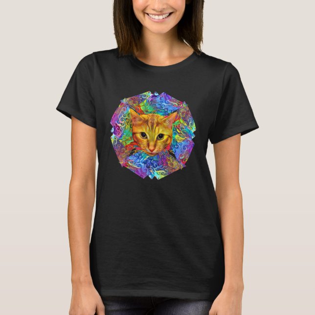 Camiseta Hypno cat (Anverso)