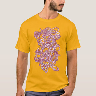 Camiseta Hypnotic Amorphous Phantasmagoric Modern Groovy 