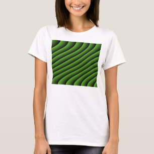 Camiseta Hypnotic Green Wavy Lines