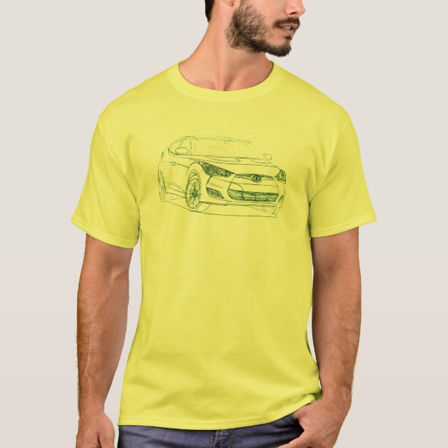 Camiseta Hyu Veloster 2012 (Anverso)