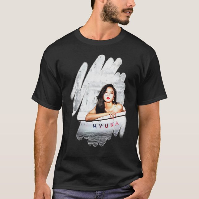 Camiseta Hyuna (현 아), 4 Minutos, Estrella Kpop (Anverso)