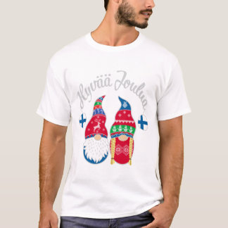 Camiseta Hyvaa joulua finnish alegre Navidad finland esta n