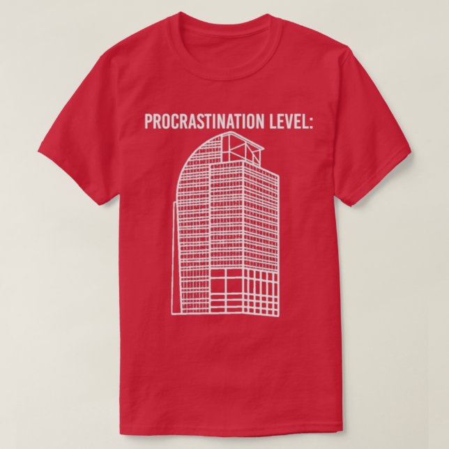 Camiseta I4 Eyesore Procrastination Level Funny Saying Gift (Diseño del anverso)