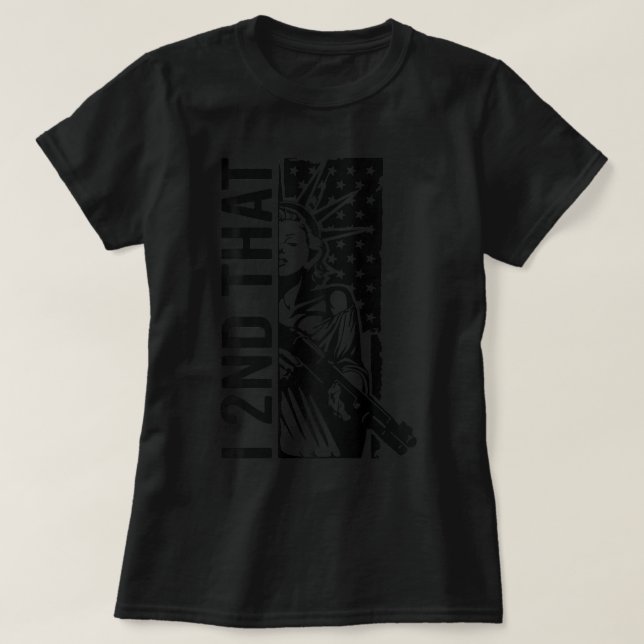 Camiseta I 2ª Eso - Segunda Enmienda Pro Gun Rights USA ( (Diseño del anverso)