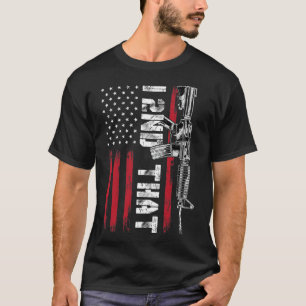 Camiseta I 2.ª Segunda Enmienda Pro Gun Bandera Americana