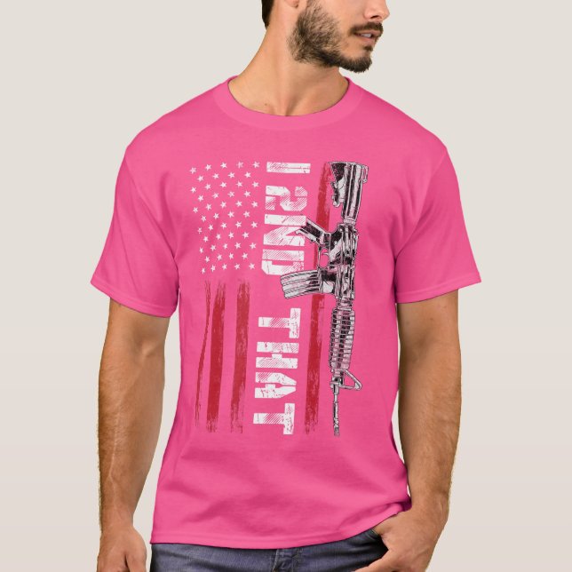 Camiseta I 2Nd That Second Amendment Pro Gun American Flag  (Anverso)