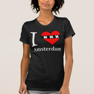 Camiseta I <3 Amsterdam Female Black