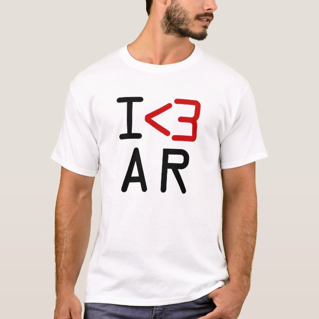 CAMISETA I <3 AR (Anverso)