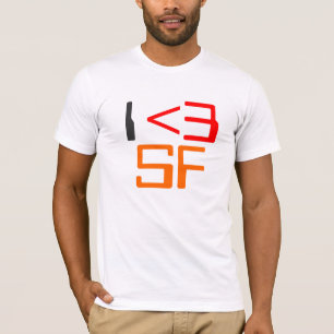 Camiseta I <3 [corazón] SF