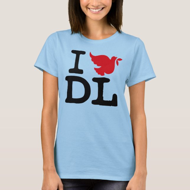 CAMISETA I <3 DL (Anverso)