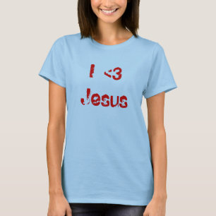 Camiseta I <3 Jesús