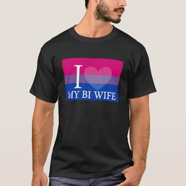 Camiseta I <3 mi esposa del BI (Anverso)