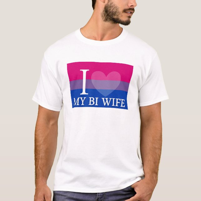 Camiseta I <3 mi esposa del BI (Anverso)