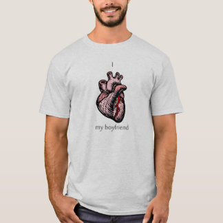 Camiseta I <3 mi novio