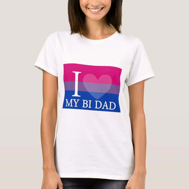 Camiseta I <3 mi papá del BI (Anverso)