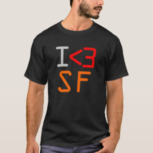CAMISETA I <3 SF