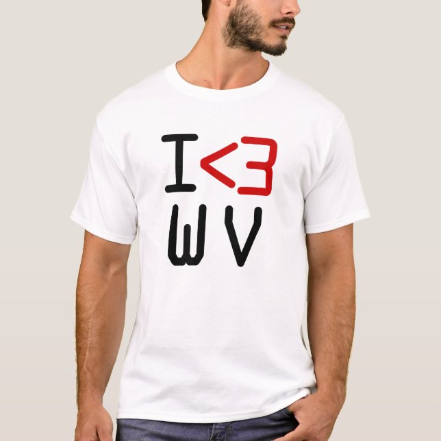 CAMISETA I <3 WV (Anverso)