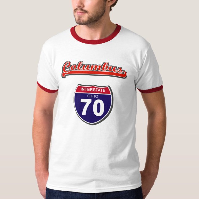 Camiseta I-70 Columbus (Anverso)