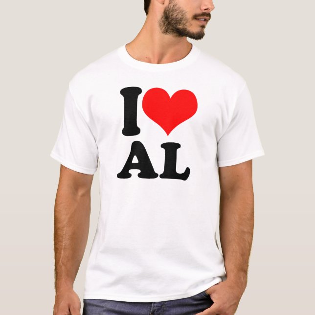 Camiseta I AL del corazón (Anverso)