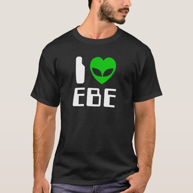 Camiseta I Alien Heart EBE (Anverso)