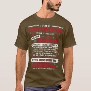 Camiseta I Am A Lucky SonInLaw Have Freaking Awesome Father