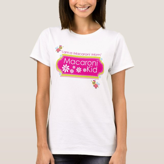 Camiseta "I am a Macaroni Mom" Fitted Long Sleeve T-shirt (Anverso)