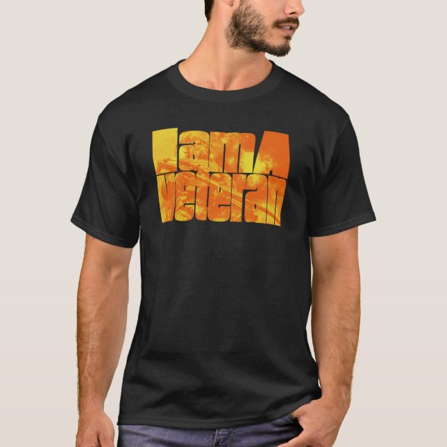 Camiseta I am a Veteran American Military Soldier  2 (Anverso)