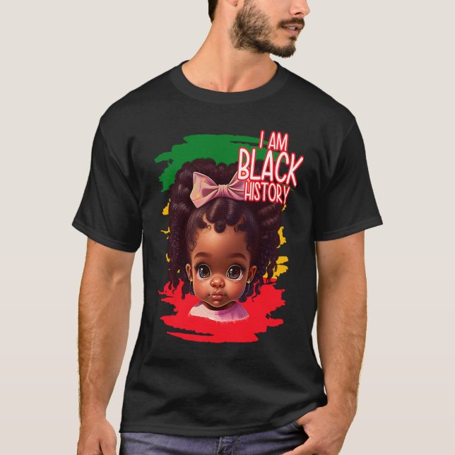 Camiseta I AM Black History 2023 Black History Month BHM (Anverso)