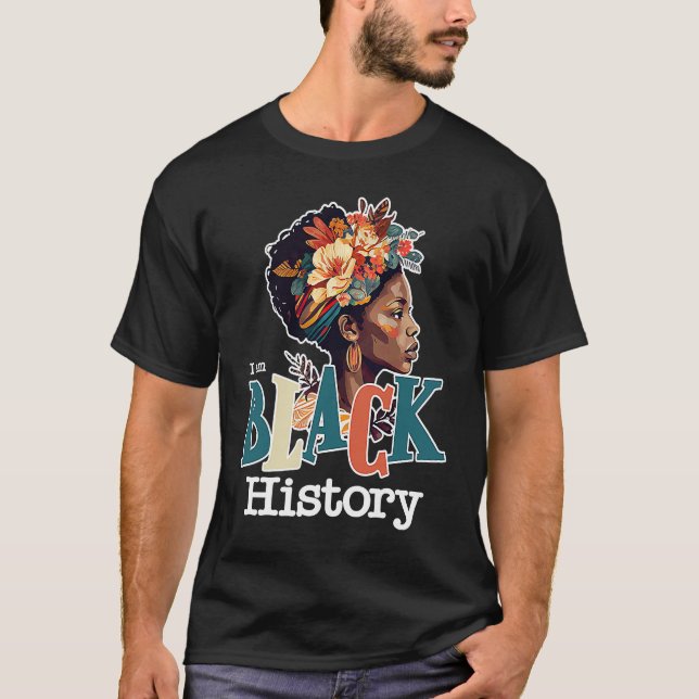 Camiseta I AM Black History 2023 Black History Month BHM Bl (Anverso)